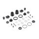 Xlp2 Alu Shock Absorber-Set - Black (2) - XRAY - 308311