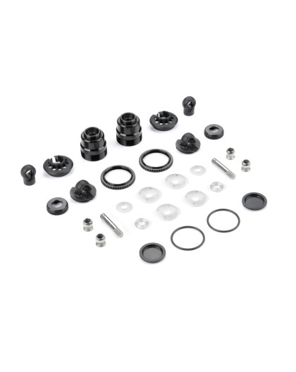 Xlp2 Alu Shock Absorber-Set - Black (2) - XRAY - 308311