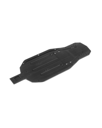 XB2'22 ALU CHASSIS WITH BENT SIDES 2.5MM - SHORT - XRAY - 321114
