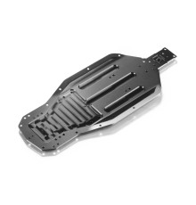 XB2'23 ALU CHASSIS WITH BENT SIDES - 2.5MM - SHORT - XRAY - 321118