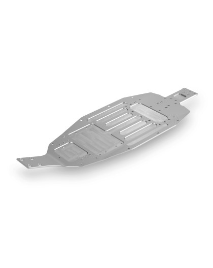 XB2 ALU CHASSIS - 2.0MM - EXTRA-SHORT - REAR WIDE - XRAY - 321126
