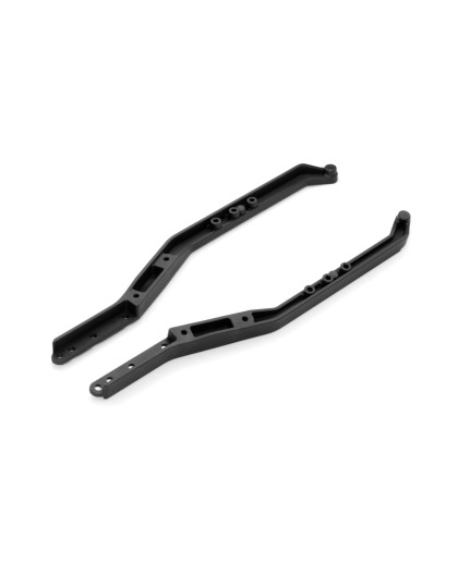 CHASSIS SIDE GUARDS BENT SIDES CHASSIS L+R GRAPHITE - XRAY - 321250-G
