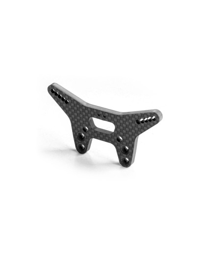 XB2 WIDER CARBON SHOCK TOWER - 2 DOTS - FRONT - XRAY - 322093