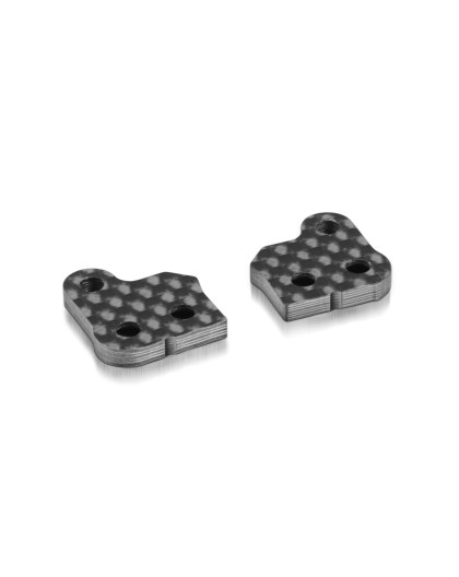 GRAPHITE EXTENSION ALU STEERING BLOCK (1+1) - 1 SLOT - XRAY - 322297