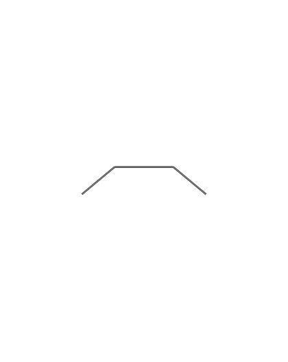 XB2 ANTI-ROLL BAR FRONT FOR BRIDGE UPPER DECK 0.8 MM - XRAY - 322489