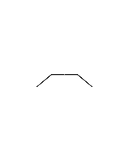 XB2 ANTI-ROLL BAR FRONT FOR BRIDGE UPPER DECK 1.1 MM - XRAY - 322491