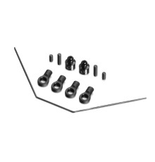 XB2 Set barre anti-roulis arrière 1.0mm - XRAY - 323400