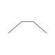 XB2 ANTI-ROLL BAR REAR - SHORT - 1.1 MM - XRAY - 323491