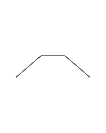 XB2 Barre anti-roulis arrière - Courte - 1.0mm - XRAY - 323490