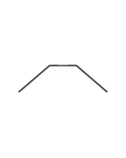 XB2 Barre anti-roulis arrière - Courte - 1.6mm - XRAY - 323496