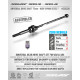 UNIVERSAL DRIVE SHAFT 77MM - HUDY SPRING STEEL™ - XRAY - 325220