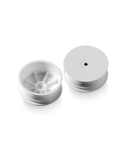 XB2 Jantes AV 12mm blanches - IFMAR - HARD (2) - XRAY - 329910-H