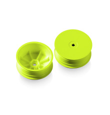 XB2 Jantes AV 12mm jaunes - IFMAR - HARD (2) - XRAY - 329910-Y