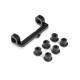 ALU UPPER ARM HOLDER - RIGHT - BLACK - XRAY - 332733