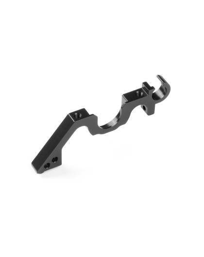ALU LOWER BULKHEAD REAR - LEFT - BLACK - XRAY - 333029