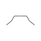Barre anti-roulis arrière 1.8mm sur roulements - XRAY - 333488