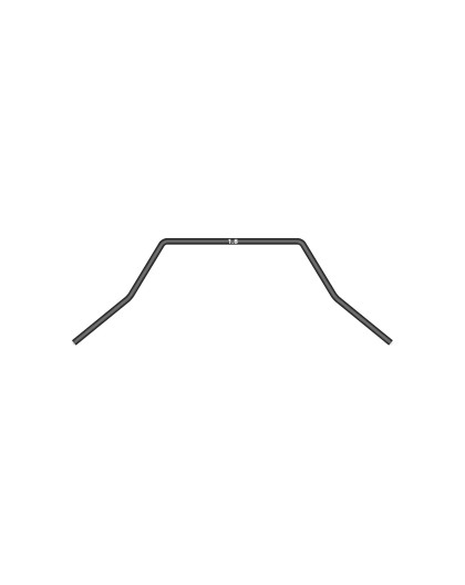 Barre anti-roulis arrière 1.8mm sur roulements - XRAY - 333488