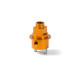 Adaptateur disque de frein alu Orange - XRAY - 334140-O