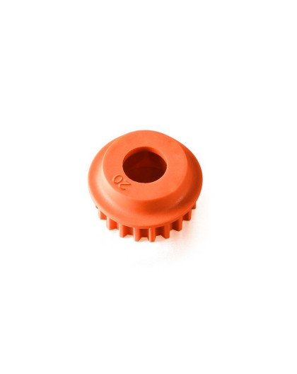 LOW FRICTION COMPOSITE BELT PULLEY 20T - 2-SPEED-CENTER - GRAPHITE-33