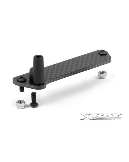 GRAPHITE RECEIVER BRACKET SET - 336040 - XRAY
