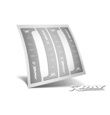 FUEL LEVEL INDICATOR STICKER (4) - 338690 - XRAY