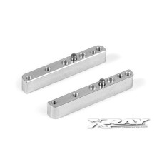 ALU ENGINE MOUNTS - THIN - LOWER (2) - 338717 - XRAY