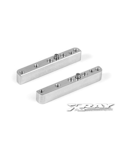 ALU ENGINE MOUNTS - THIN - LOWER (2) - 338717 - XRAY