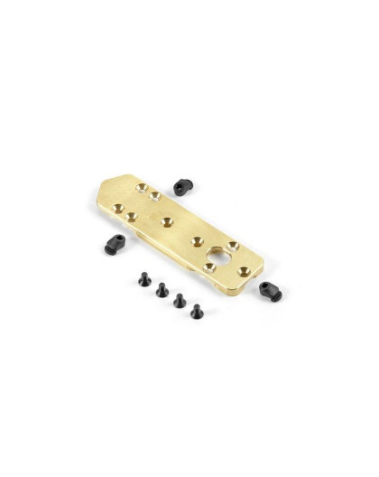BRASS CHASSIS WEIGHT FRONT 60g - V2 - 341182 - XRAY