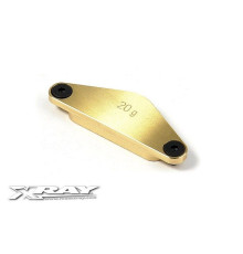 BRASS CHASSIS WEIGHT REAR 20g - 341183 - XRAY