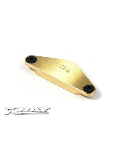 BRASS CHASSIS WEIGHT REAR 20g - 341183 - XRAY
