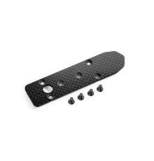 GRAPHITE CHASSIS INSERT FRONT - 341186 - XRAY