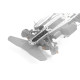 GRAPHITE CHASSIS INSERT FRONT - 341186 - XRAY