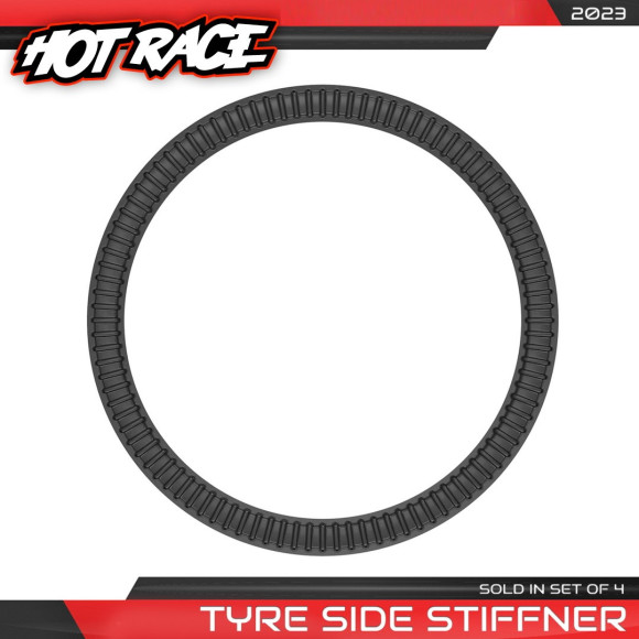 Set 4 Tyres Side Stiffener Buggy - HOT RACE - 001-1000