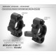 ECCENTRIC STEERING BLOCK AERO DISC LEFT - GRAPHITE - XRAY - 342225-G