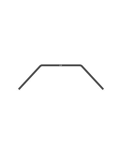 ANTI-ROLL BAR FRONT 2.0MM - SHORT - XRAY - 342480-S