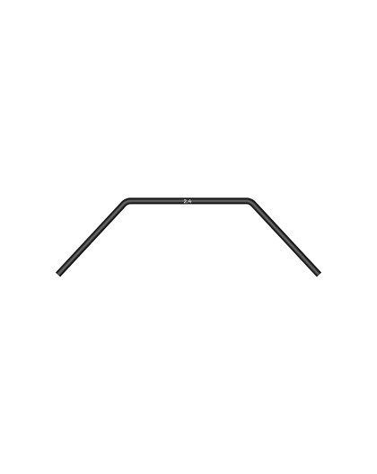 Barre anti-roulis avant 2.4mm - Courte - XRAY - 342484-S