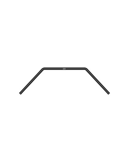 ANTI-ROLL BAR FRONT 2.6MM - SHORT - XRAY - 342486-S