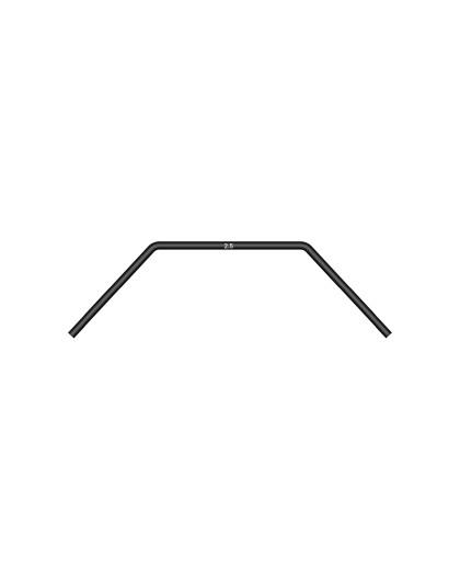 Barre anti-roulis avant 2.5mm - Courte - XRAY - 342485-S