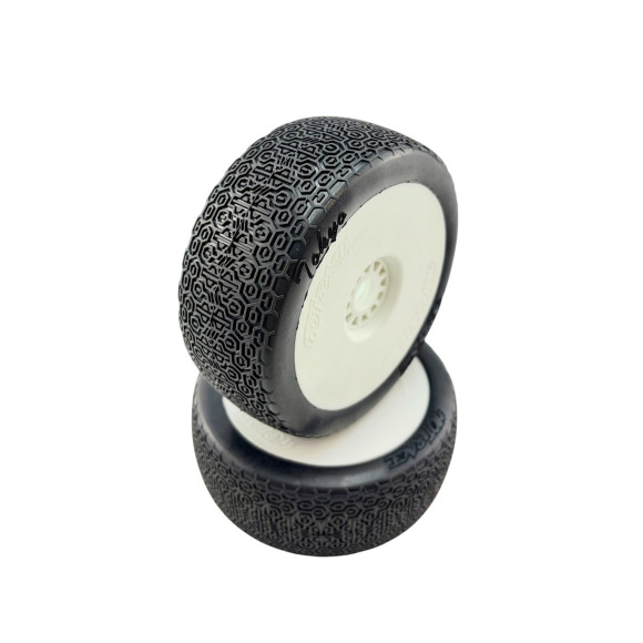 Pair of tyres Tokyo White Mounted - 001-1063