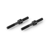 ADJ. TURNBUCKLE L/R 28 MM - HUDY SPRING STEEL™ (2) - 342631 - XRAY