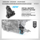 UPRIGHT REAR FOR AERO DISC - MODIFIED - GRAPHITE - XRAY - 343312-G