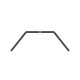 Barre anti-roulis arrière 2.8mm - XRAY - 343478