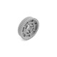 COMPOSITE REAR SOLID AXLE PULLEY 48T - NARROW - GRAPHITE - XRAY - 345