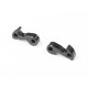 ALU FRONT WHEEL LOCK - SWISS 7075 T6 - BLACK (2) - XRAY - 345260-K
