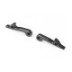 ALU REAR WHEEL LOCK - SWISS 7075 T6 - BLACK (2) - XRAY - 345360-K