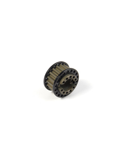 ALU FRONT BELT PULLEY 18T o6 - CENTER - SET - 345958 - XRAY