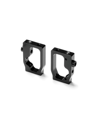 ALU RADIO PLATE MOUNT - BLACK - SWISS 7075 T6 (2) - XRAY - 346233