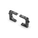 ALU MOUNT WITH M4 FOR RADIO PLATE - BLACK - XRAY - 346236