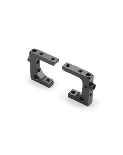 ALU MOUNT WITH M4 FOR RADIO PLATE - BLACK - XRAY - 346236