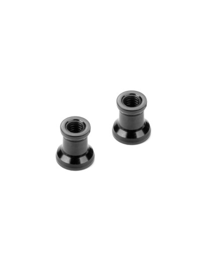 X8 ALU MOUNT 7.5MM - BLACK - SWISS 7075 T6 (2) - XRAY - 346314
